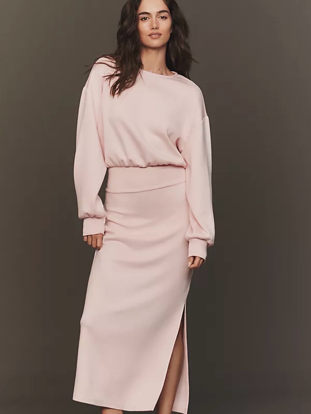 NEW $138 Anthropologie Daily Practice Long-Sleeve Maxi Dress Size XL